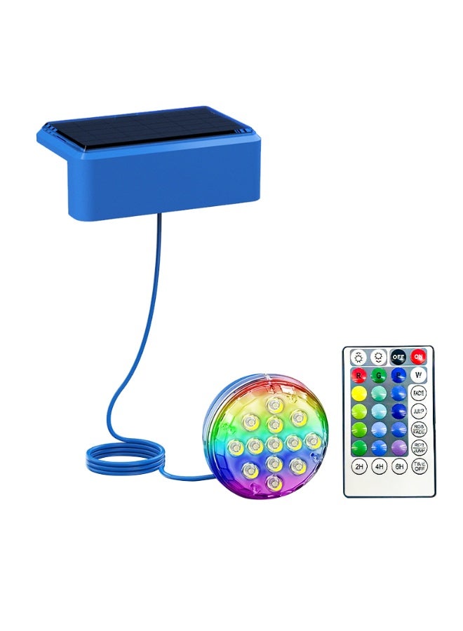 مودي ضوء مسبح شمسي IP68 ضوء مسبح مقاوم للماء بلون 16، مناسب لأحواض السباحة والبرك الأرضية - Image 2